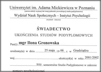 Certyfikaty i szkolenia